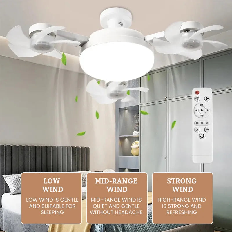 Drohnen-Ventilator mit LED-Licht