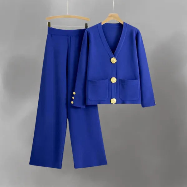 CELESTE - Ensemble en maille de luxe