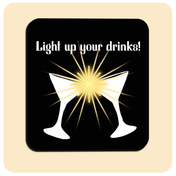 Dessous de verre lumineux