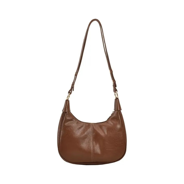 Sac cabas vegan élégant avec anneaux dorés