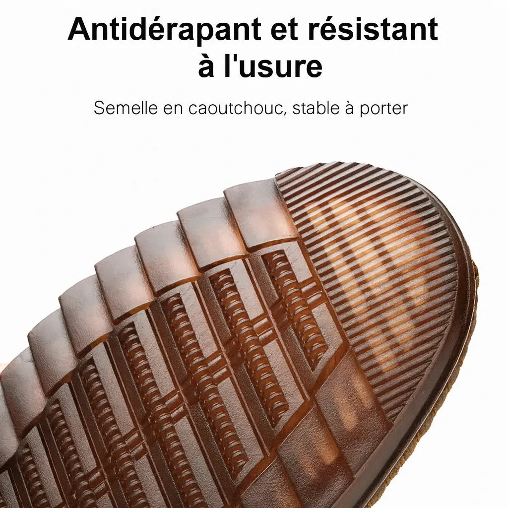Chaussures homme cuir respirantes antidérapantes