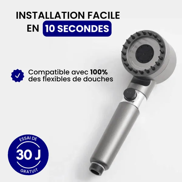 Le Pommeau de Douche Filtrant