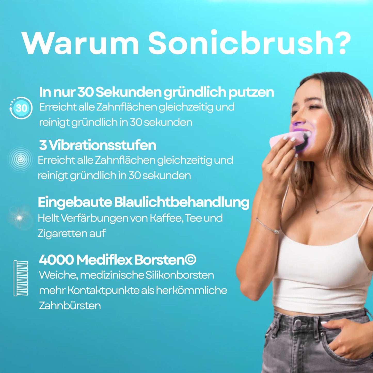Automatische Schallzahnbürste