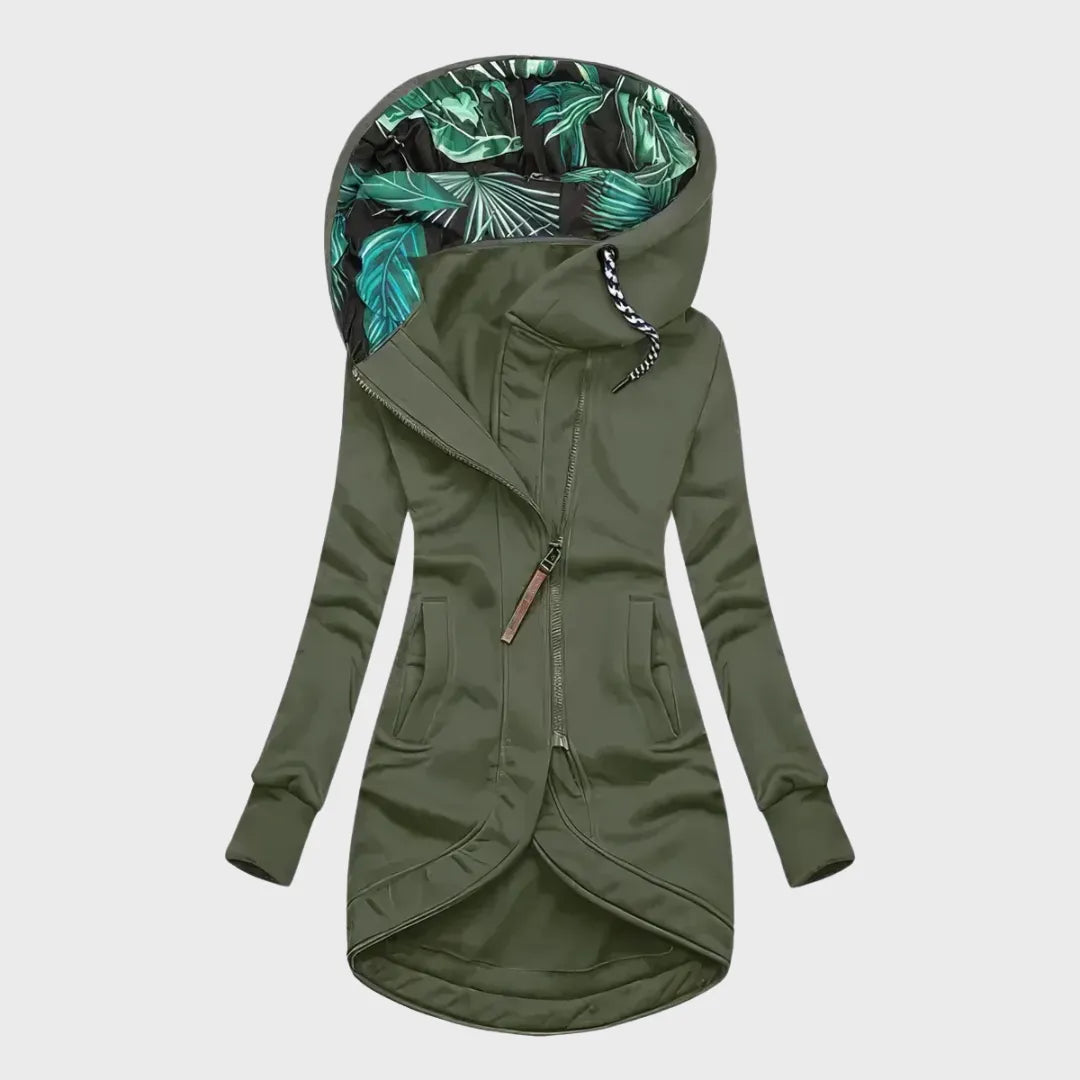 Veste d'hiver pour femme avec capuche