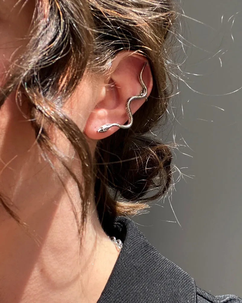 Boucle d'oreil serpent