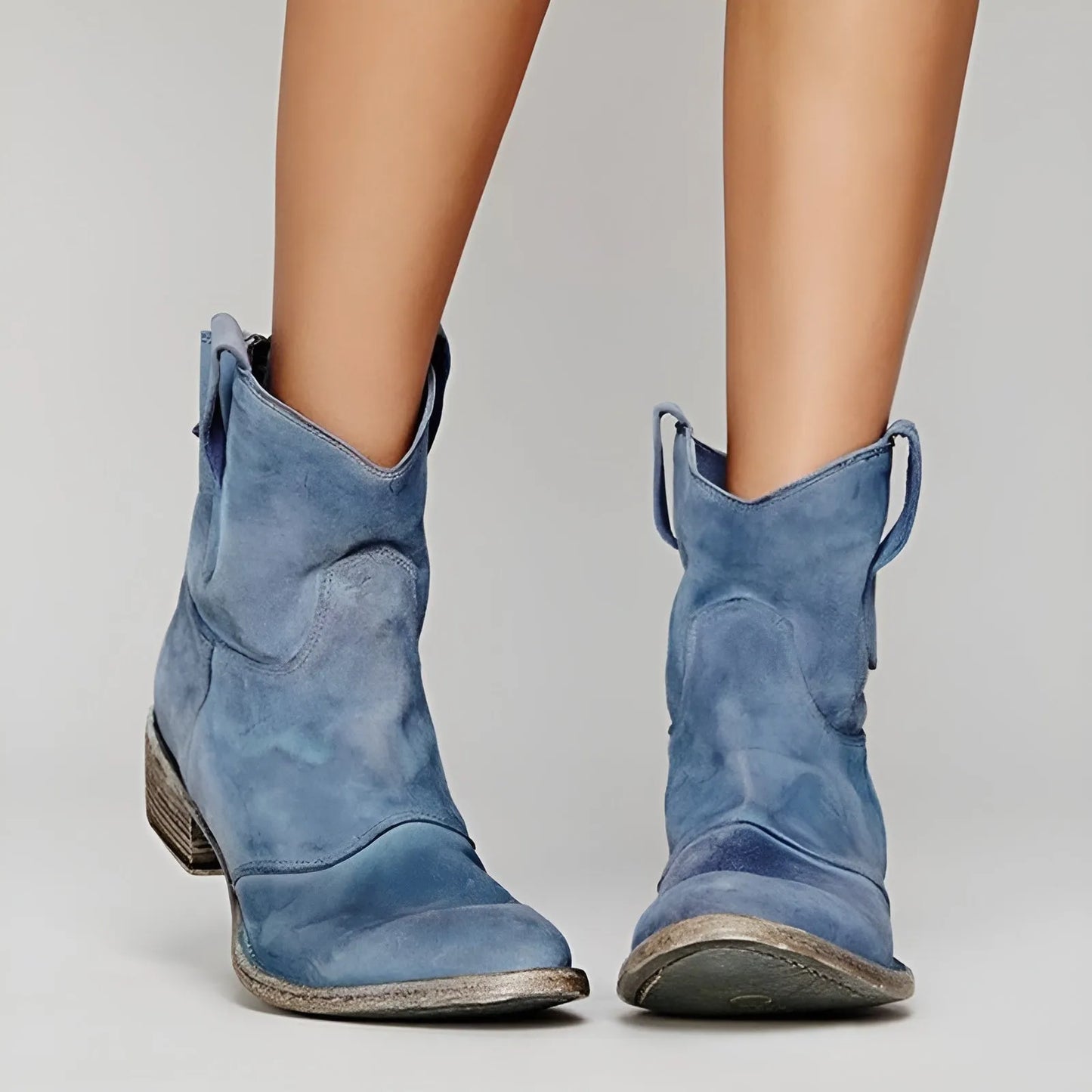 Bottines en daim imperméables élégantes et confortables