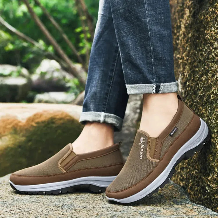Chaussures de marche homme à confort orthopédique