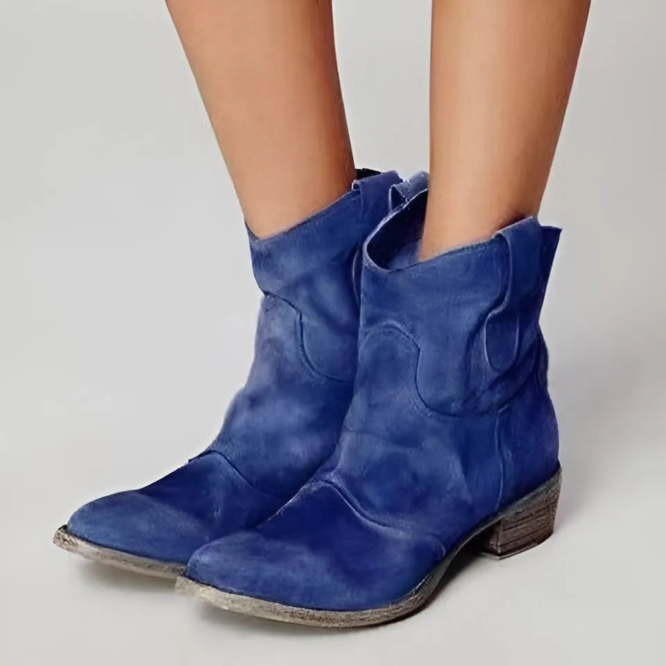 Bottines en daim imperméables élégantes et confortables