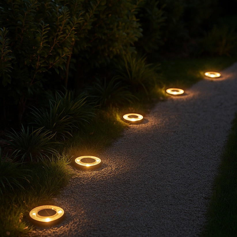 Solar-LED-Gartenleuchte