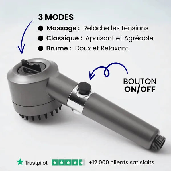 Le Pommeau de Douche Filtrant