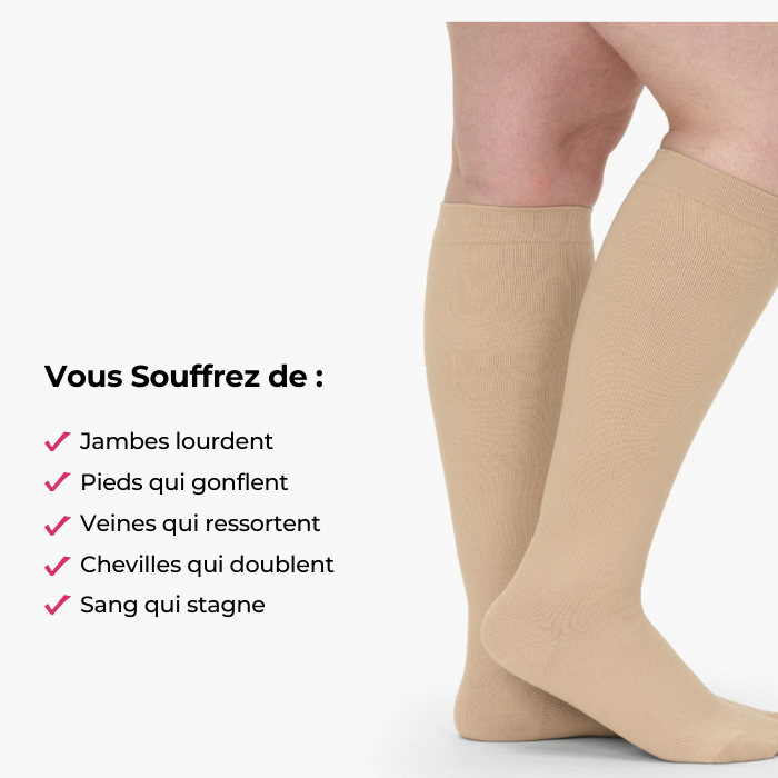 Chaussettes de compression graduée