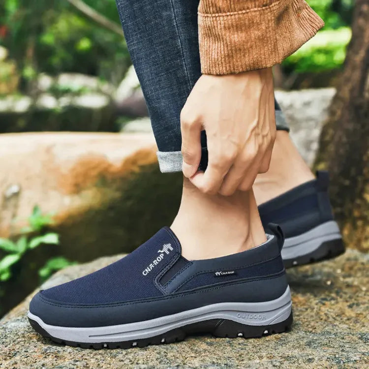 Chaussures de marche homme à confort orthopédique