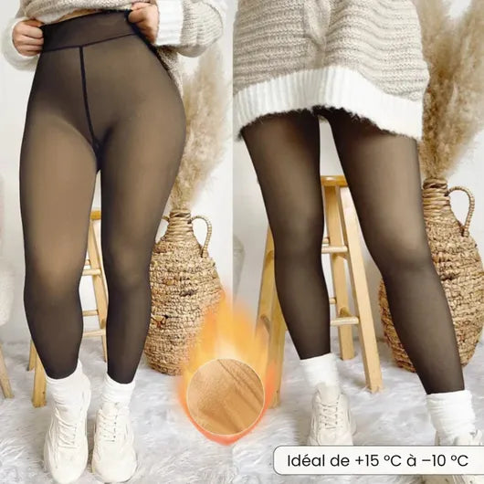 Collant thermique ultra-doux femme