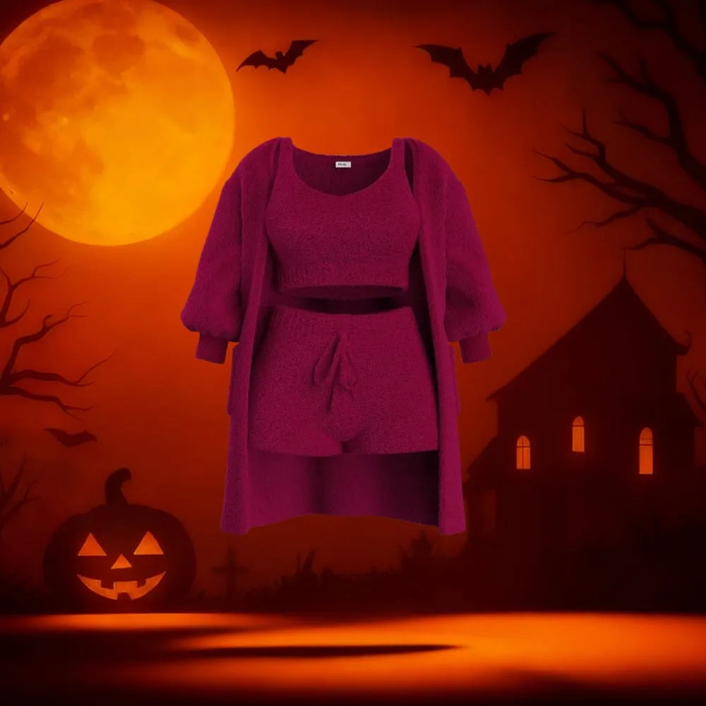 Pyjama 3 Pièces Femme Douillet