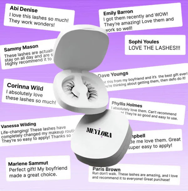 Faux cils magnétiques sans colle – Pose facile et tenue parfaite