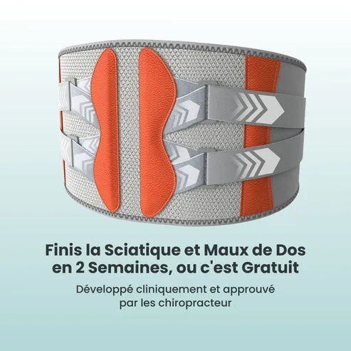 Ceinture lombaire chauffante et massante