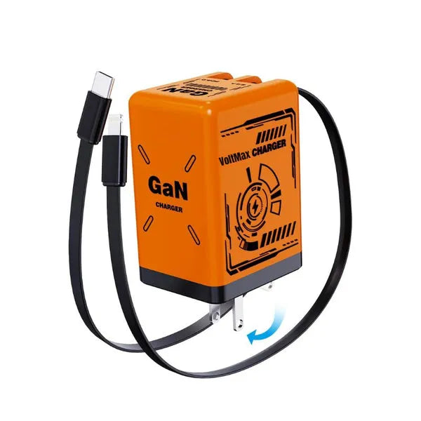 Chargeur rapide universel avec câbles intégrés