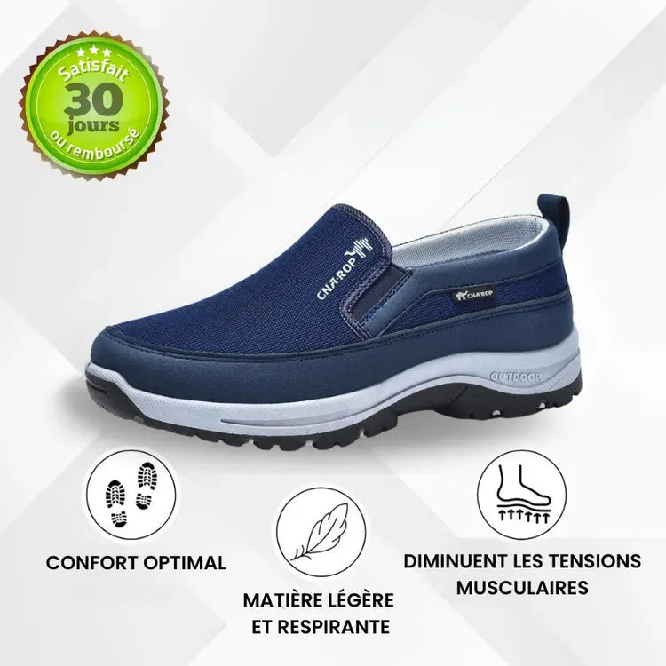 Chaussures de marche homme à confort orthopédique