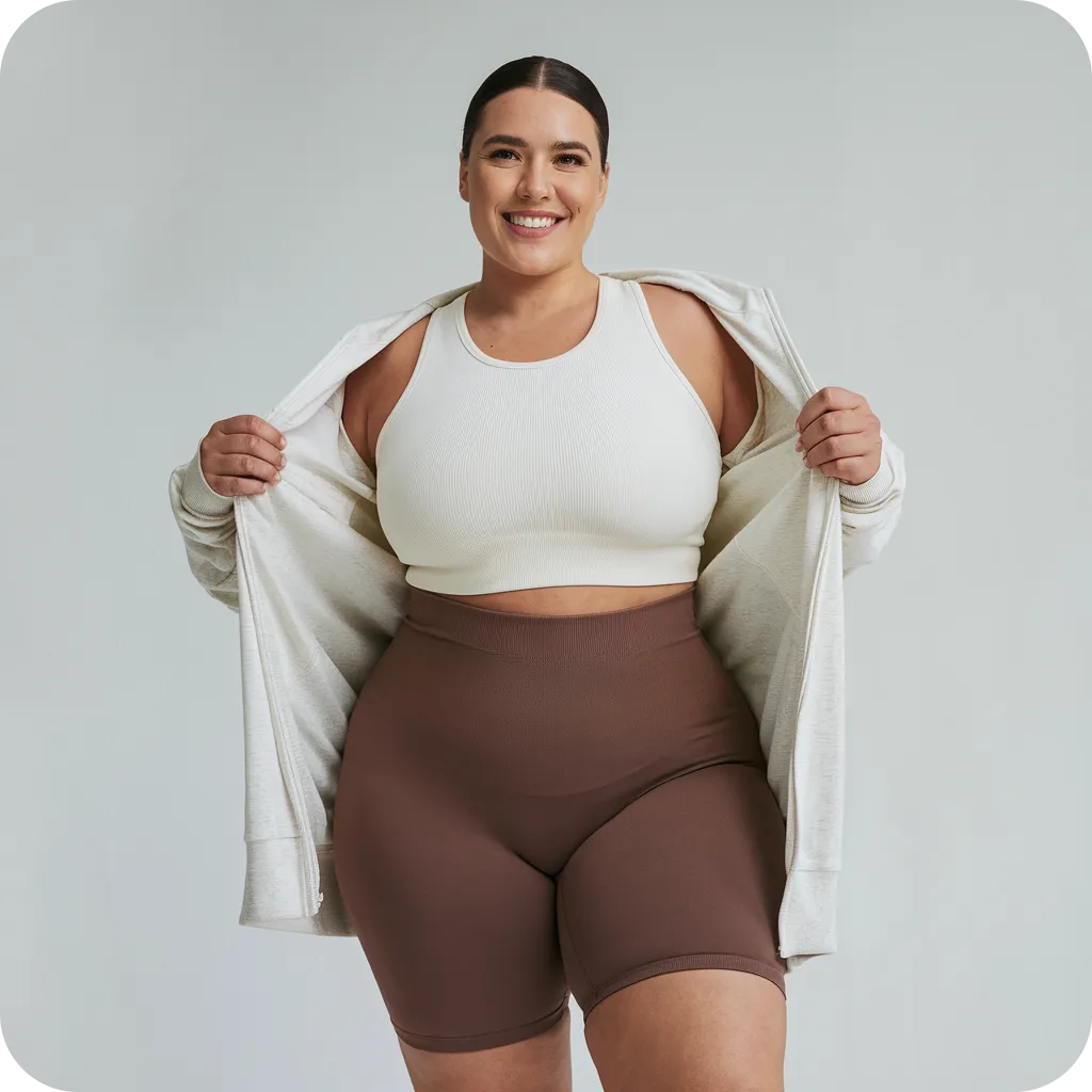 Short anti-frottements respirant pour cuisses protégées