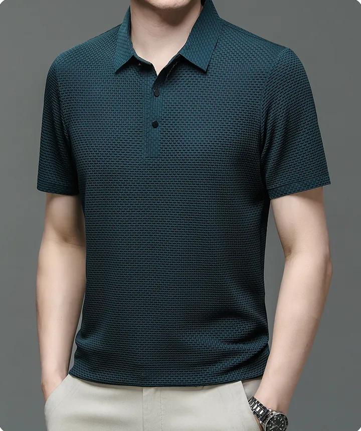 Polo texturé chic pour homme