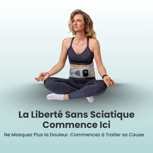 Ceinture lombaire chauffante et massante