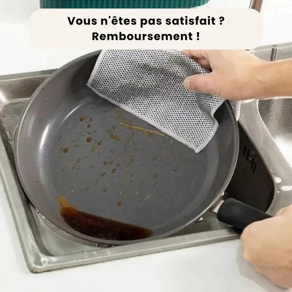 Chiffons nettoyants inox réutilisables
