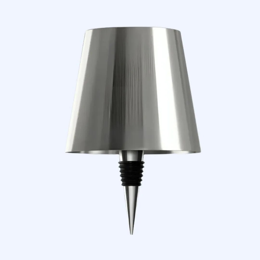 Kabellose Lampe zum Aufsetzen auf Flaschen