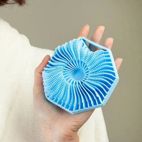 Brosse exfoliante en silicone