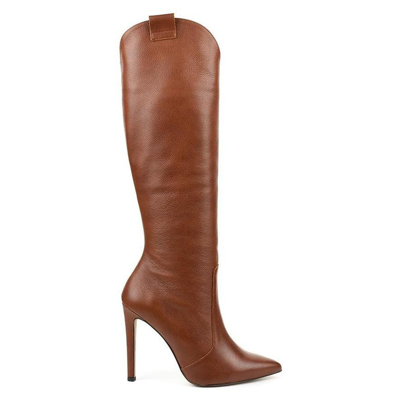 Elegante Stiefel mit schmalem Absatz