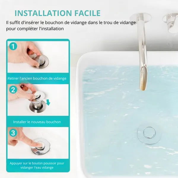 Bouchon Universel de Vidange avec Filtre Intégré