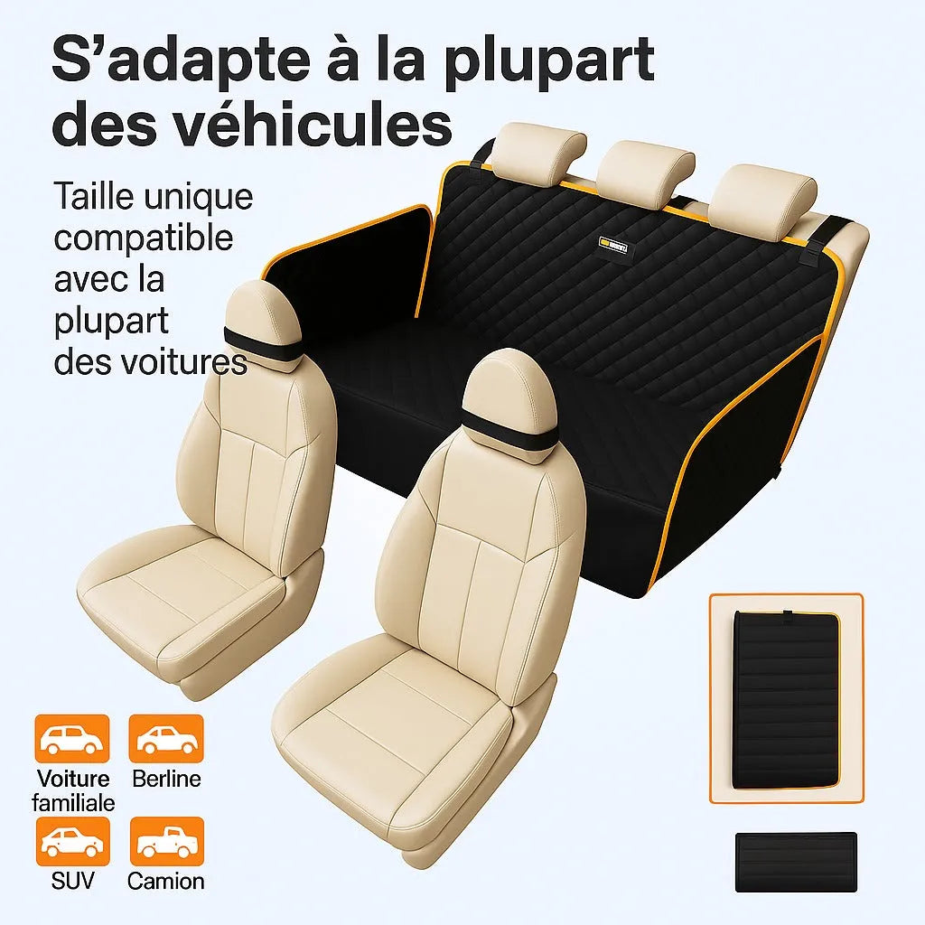 Housse imperméable pour chien – Protection de siège auto