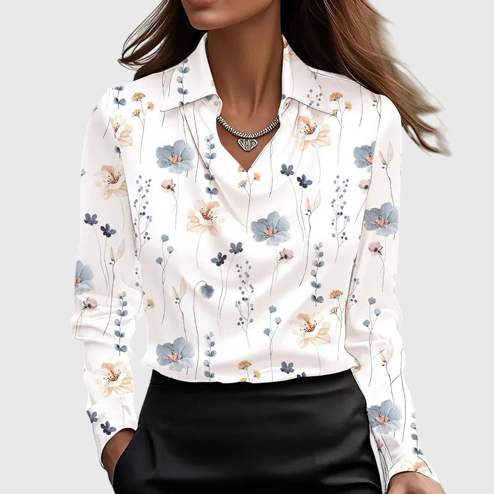 Elegante Satinbluse für Damen