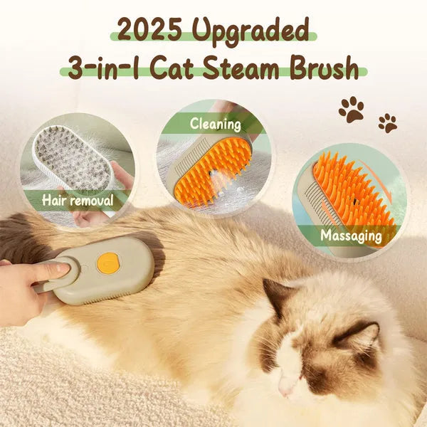 Brosse autonettoyante pour poils d’animaux