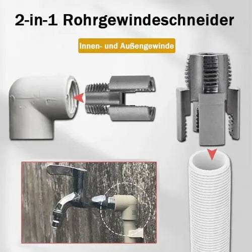 Innen- und Außengewindeschneider für Rohre