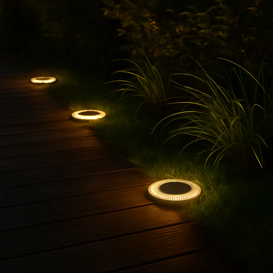 Solar-LED-Gartenleuchte