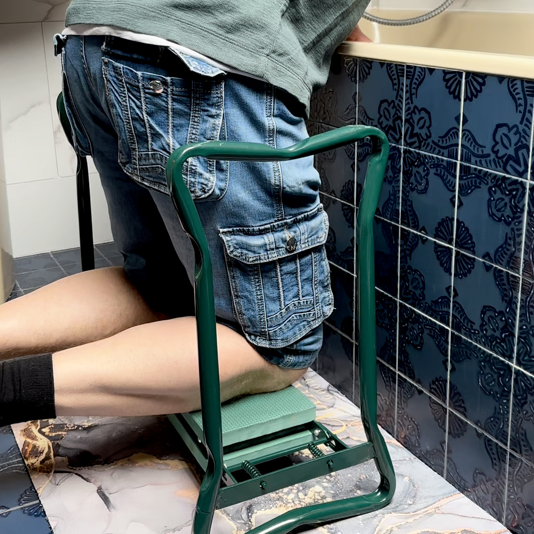 Genouillère ergonomique pour jardinage