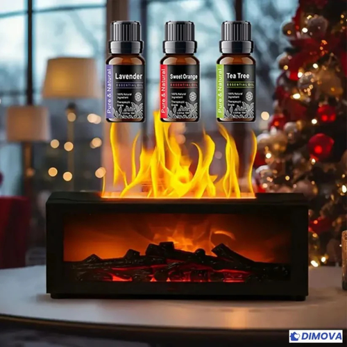 Aromadiffusor mit Flammeneffekt