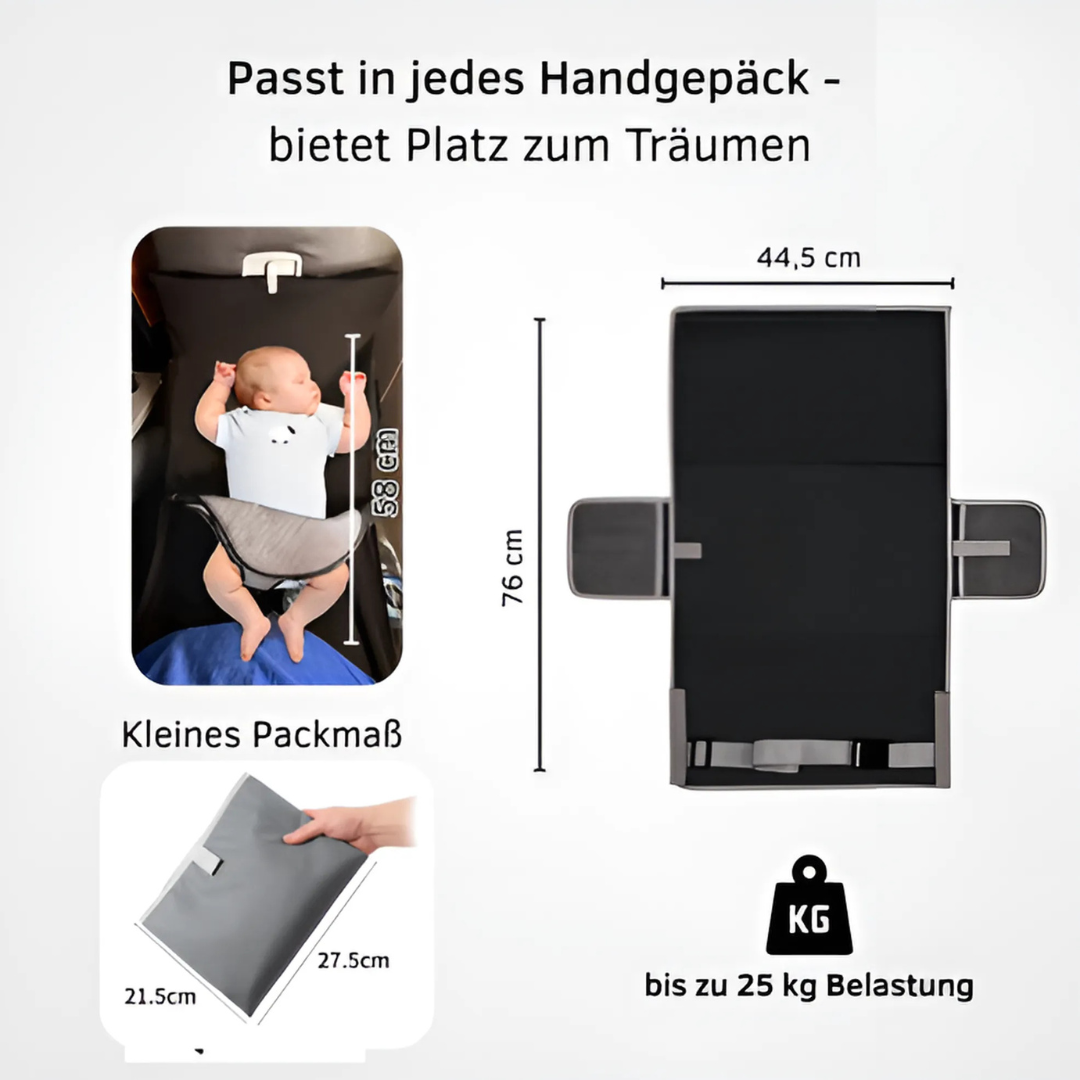 Tragbare Kinder-Fußstütze fürs Flugzeug