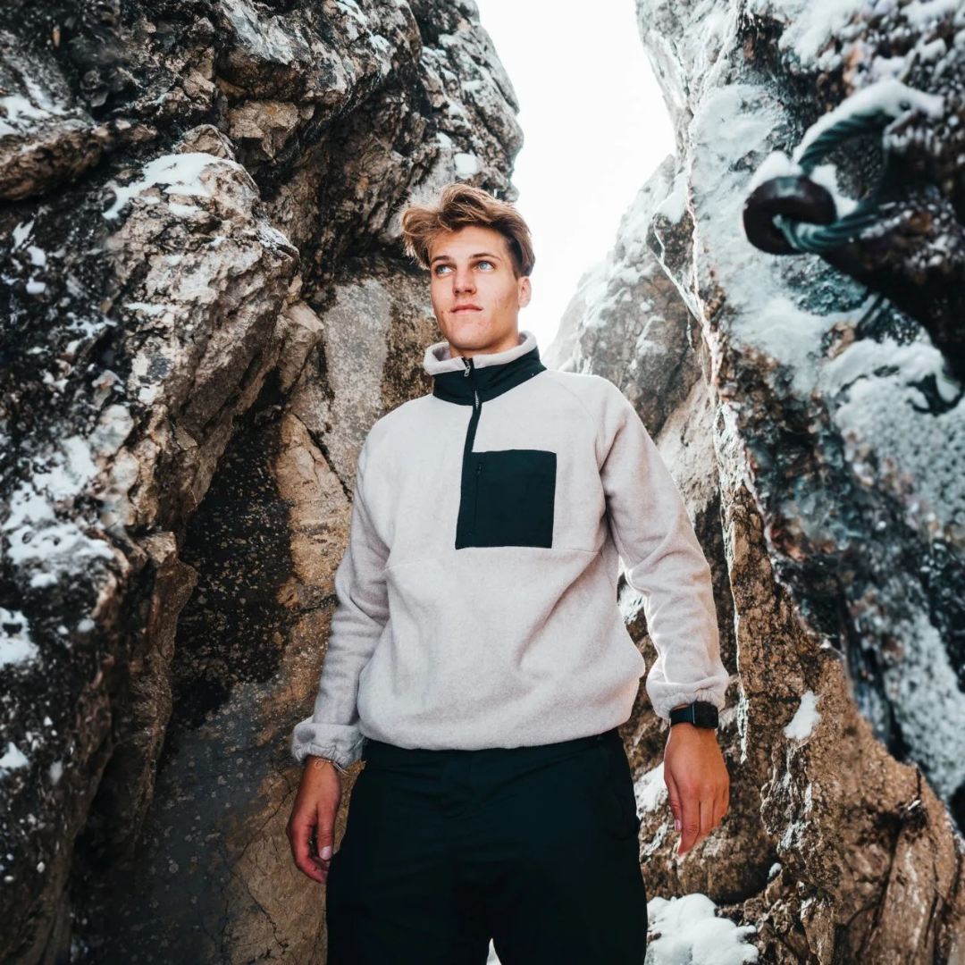 Baumwollfleece Pullover