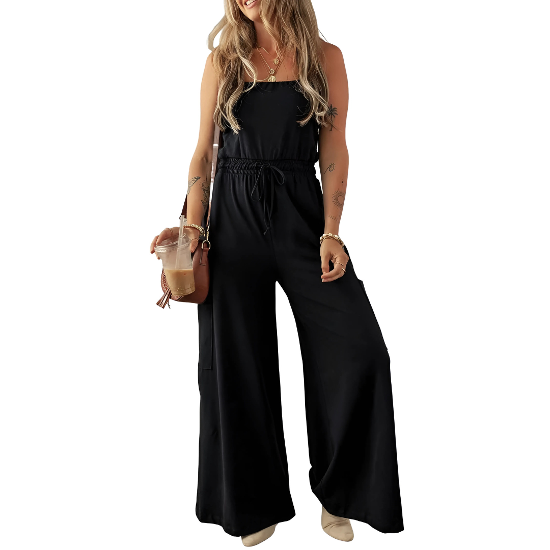 Jumpsuit mit Bohemien-Druck Frau
