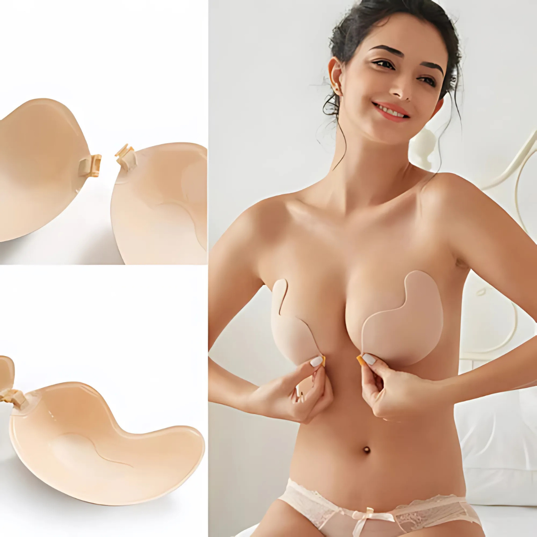 Unsichtbarer, wiederverwendbarer Push-up-BH