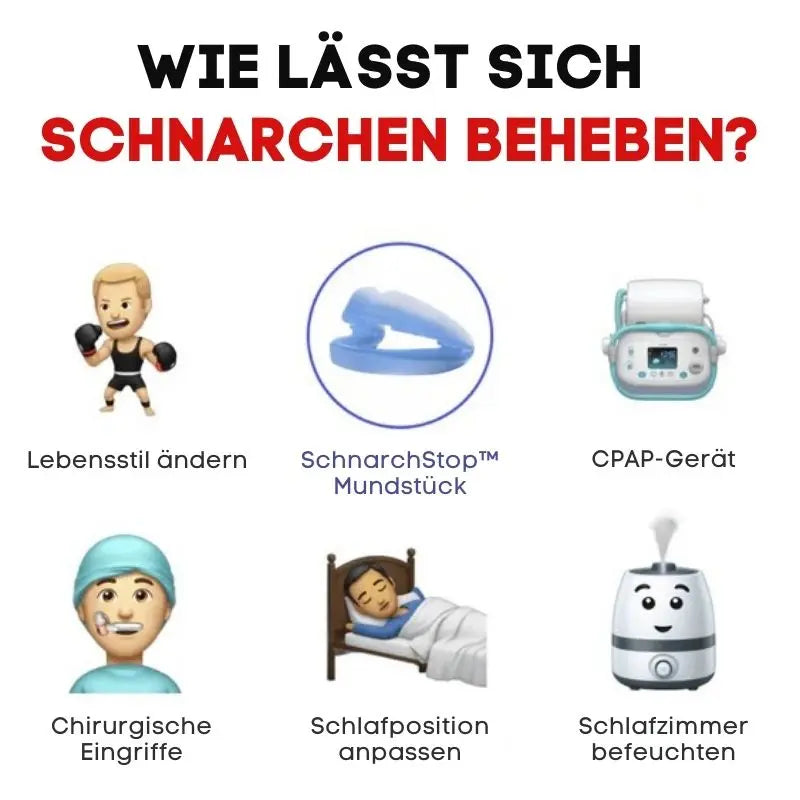 Anti-Schnarchschiene - Ruhiger Schlaf ab der ersten Nacht