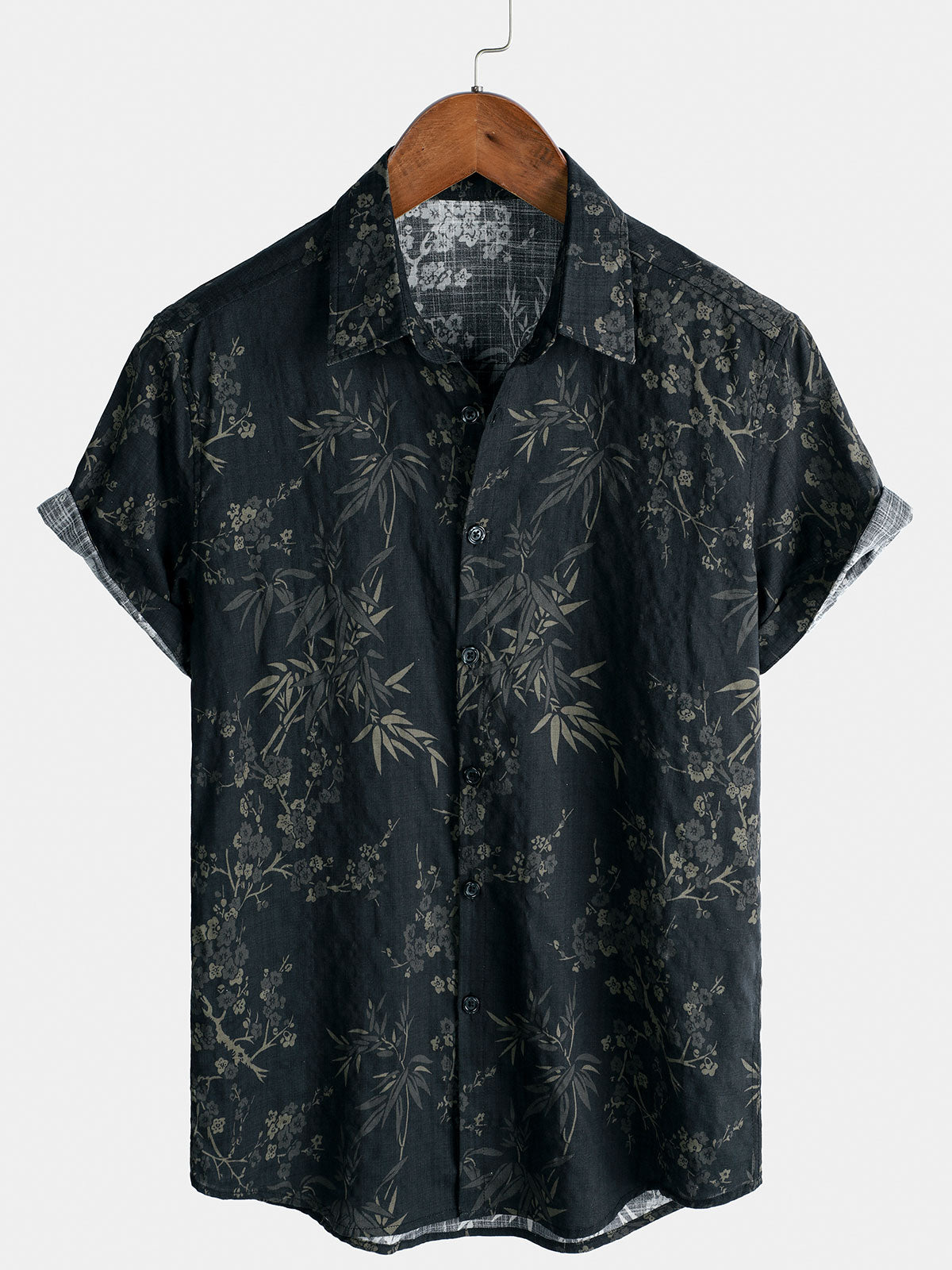 Hemd mit exotischen Motiven - Leichtigkeit & Sommerstyle