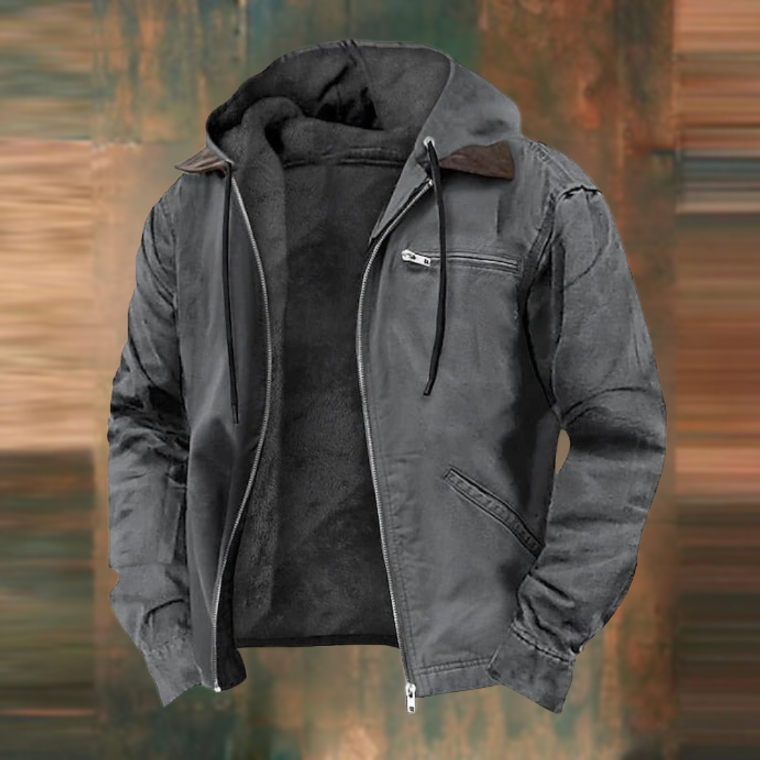 Zorion - Elegante Jacke mit Reißverschluss und Kapuze