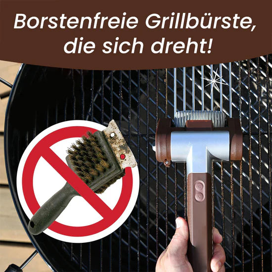 Kabelloser elektrischer Grillreiniger ohne Borsten