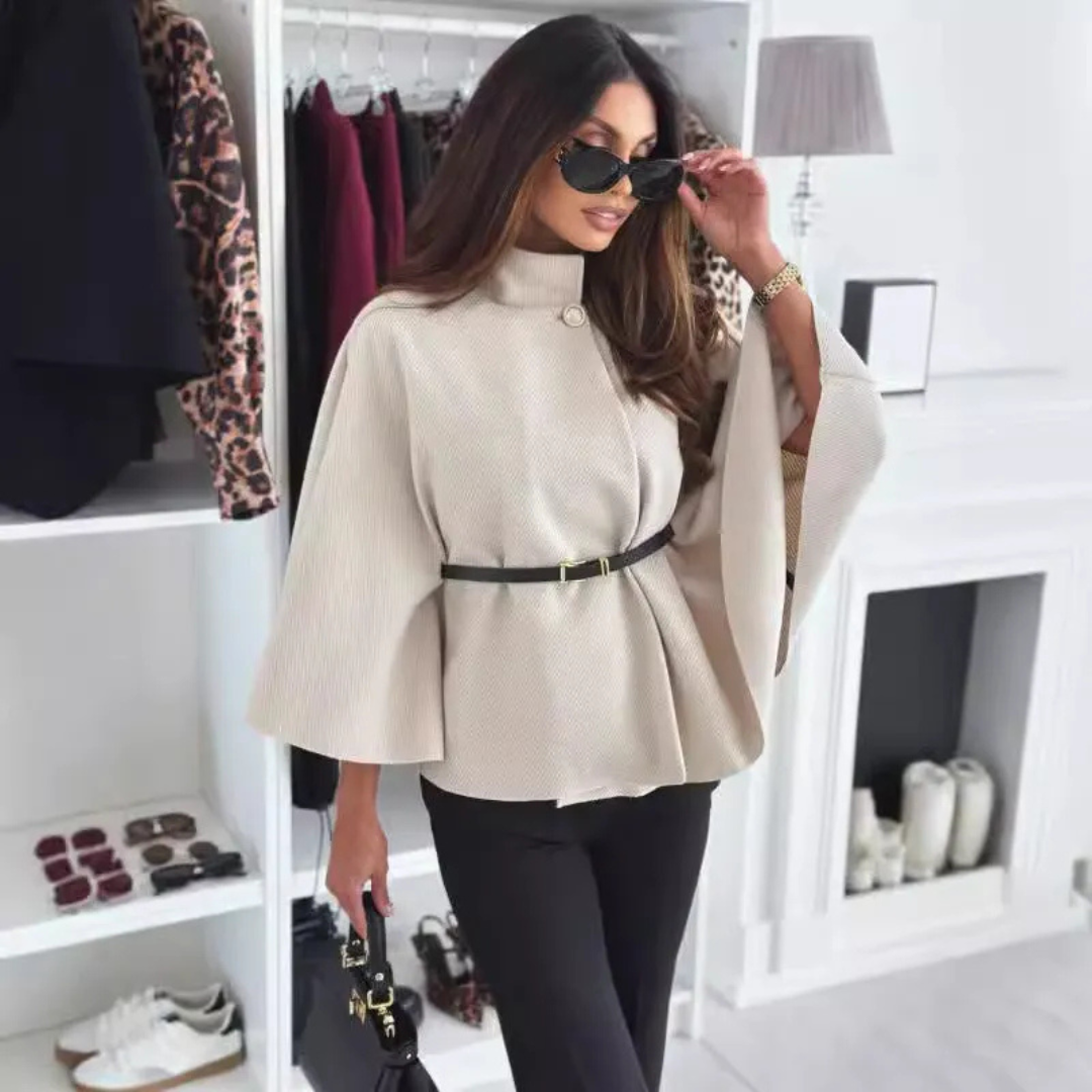 Elegante Schmetterlingsjacke mit Gürtel