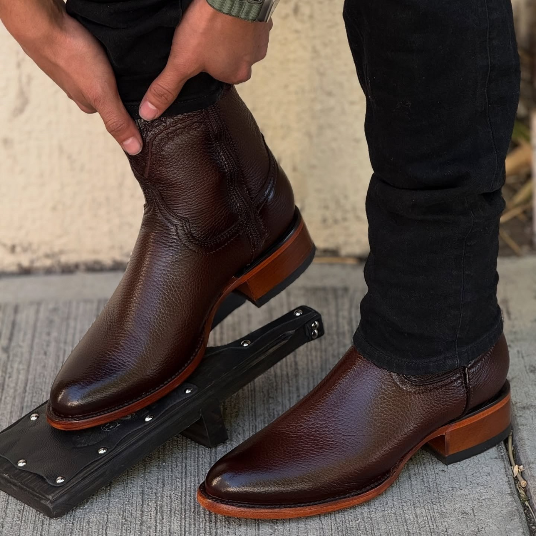 Bequeme Lederstiefeletten