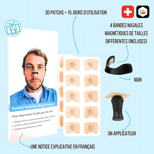 Magnetische Nasenpflaster