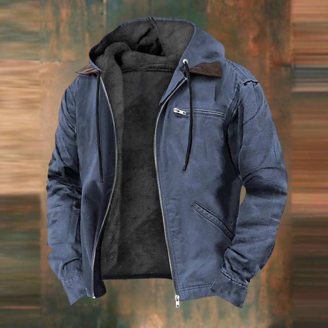 Zorion - Elegante Jacke mit Reißverschluss und Kapuze