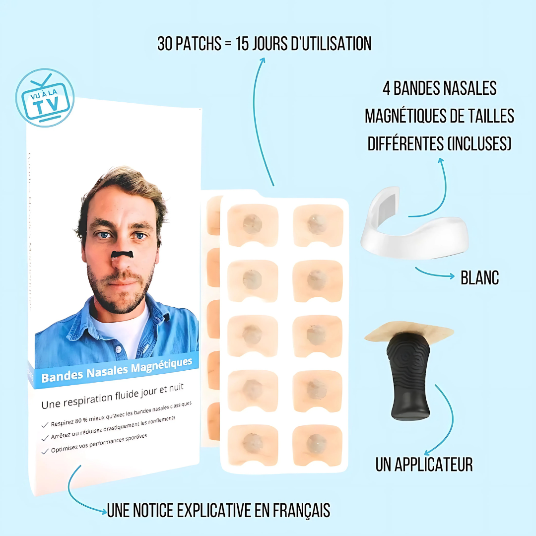 Magnetische Nasenpflaster